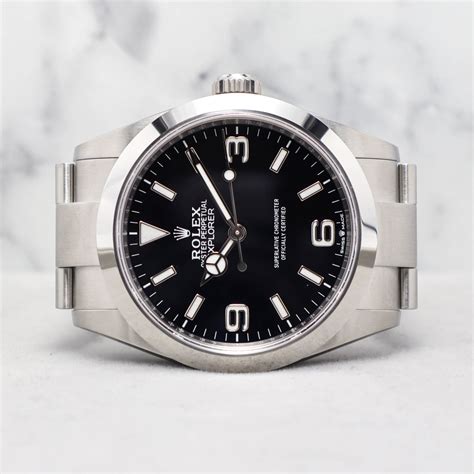 40mm rolex explorer|Rolex explorer 40mm price.